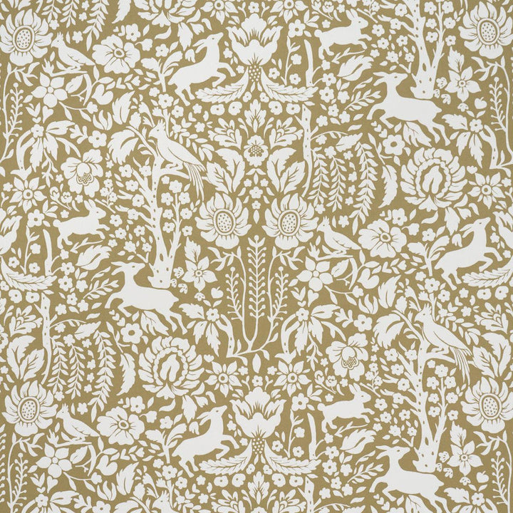 Deerfield Moss 5016261 by Schumacher Designer Wallpaper Craft Revival 13.5" - Swanky Fabrics -