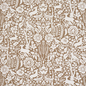 Deerfield Mocha 5016260 by Schumacher Wallpaper