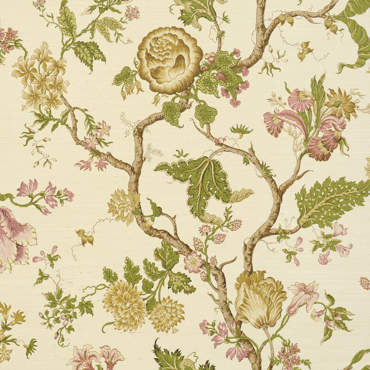 Josephine Sisal Citron 5016681 by Schumacher Wallpaper Perennial Favorites 32.0" - Fabric Carolina -