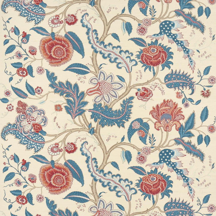 Sinhala Sisal Rouge & Indigo 5016691 by Schumacher Wallpaper Perennial Favorites 34.0" - Fabric Carolina -