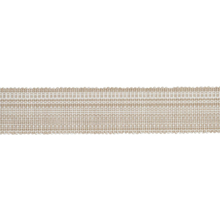Cotton Stri Tape Medium Sand 83940 by Schumacher Trim Patterson Flynn 1.0" - Fabric Carolina -