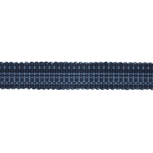 Cotton Stri Tape Narrow Indigo 83950 by Schumacher Trim