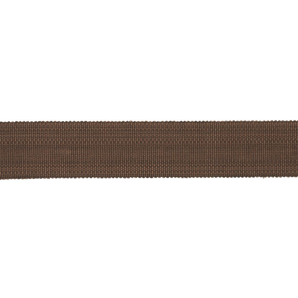 Cotton Stri Tape Wide Chestnut 83960 by Schumacher Designer Trim Patterson Flynn 1.62" - Swanky Fabrics -