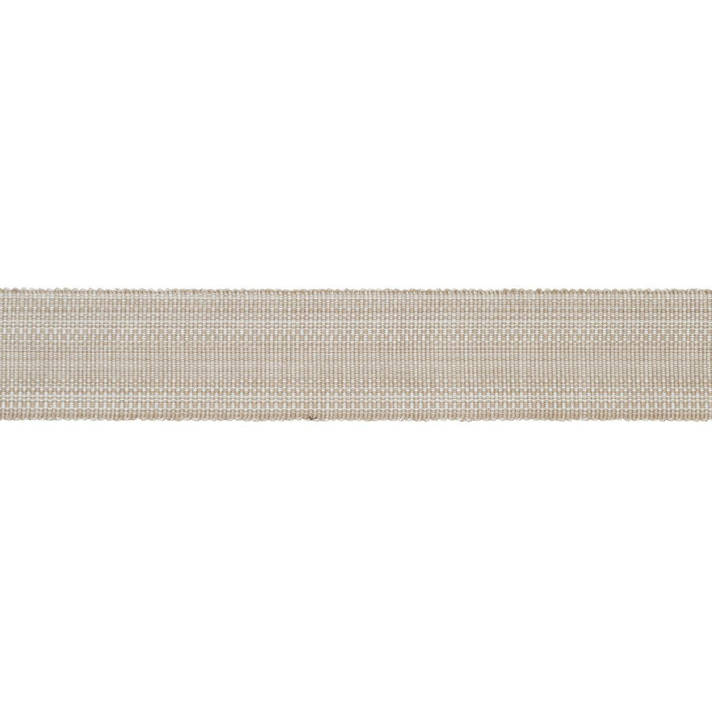 Cotton Stri Tape Wide Sand 83961 by Schumacher Trim Patterson Flynn 1.62" - Fabric Carolina -