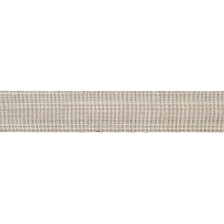 Cotton Stri Tape Wide Sand 83961 by Schumacher Designer Trim Patterson Flynn 1.62" - Swanky Fabrics -