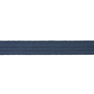 Cotton Stri Tape Wide Indigo 83962 by Schumacher Trim