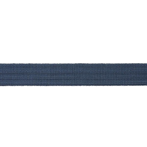 Cotton Stri Tape Wide Indigo 83962 by Schumacher Trim