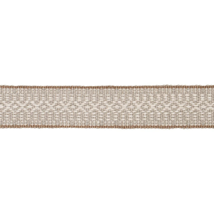Helena Linen Cotton Tape Natural 84021 by Schumacher Trim Patterson Flynn 1.25" - Fabric Carolina -