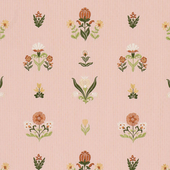 Elmslie Embroidery Petal 84372 by Schumacher Fabric Craft Revival 12.8" - Fabric Carolina -