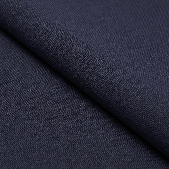 Lars Rustic Linen Navy 84492 by Schumacher Fabric Patterson Flynn - Fabric Carolina -