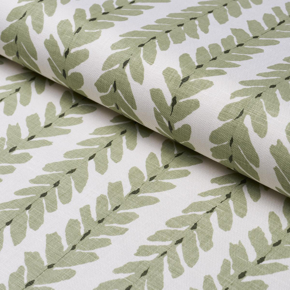 Woodperry Moss WOOD007 by Schumacher Fabric Veere Grenney 4.38" - Fabric Carolina -