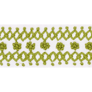 Sunnyvale Tape Leaf 70638 by Schumacher Fabric