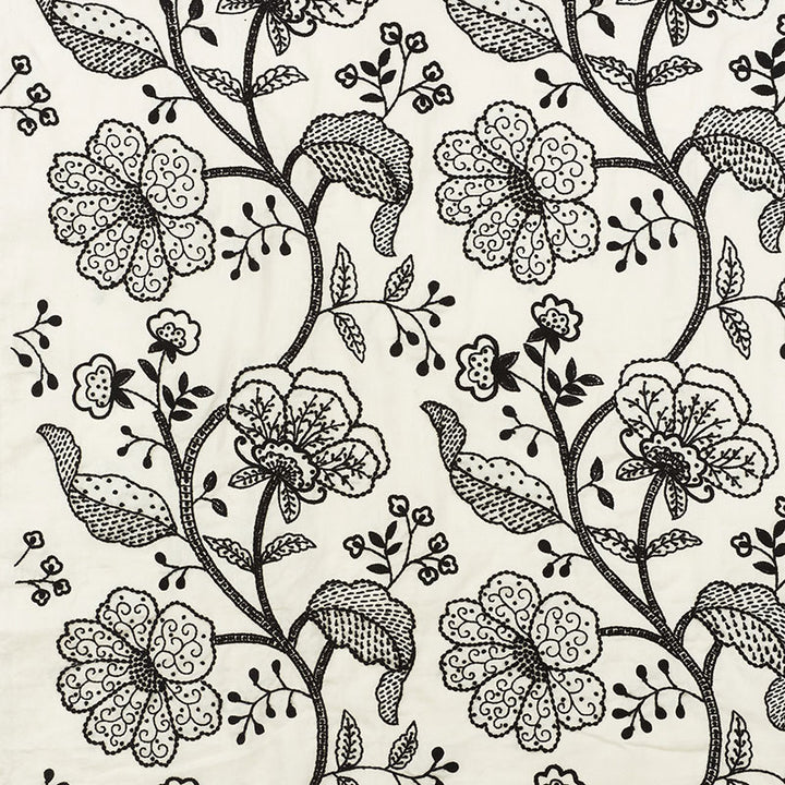 Full Bloom Embroidery Ink 70812 by Schumacher Fabric FULL BLOOM EMBROIDERY See Sample INDIA - </p><p>Repeat: Horizontal: 26" (66CM) and Vertical: 30" (76CM) 52" (133CM) - Fabric Carolina -