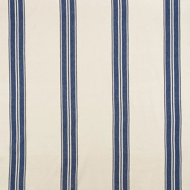 Brentwood Stripe Cobalt 70872 by Schumacher Designer Fabric MARK D. SIKES See Sample INDIA - </p><p>Repeat: Horizontal: 13" (33CM) and Vertical: - 52 1/2" (133CM) - Swanky Fabrics -