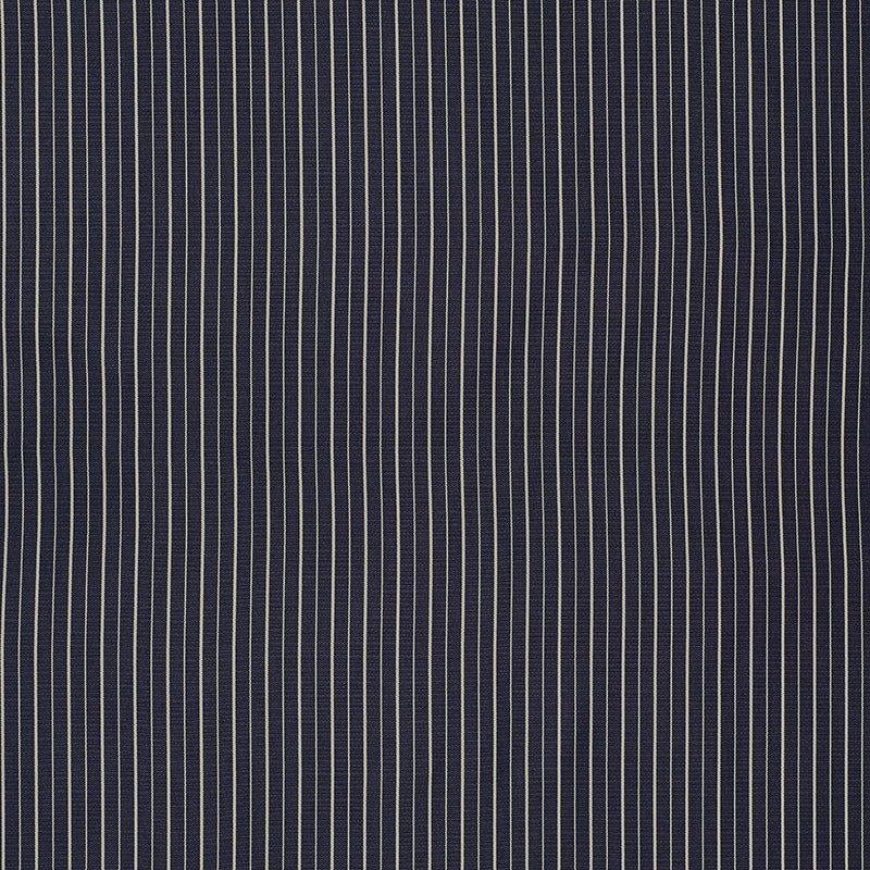 Ostia Stripe Navy & Ivory 70890 by Schumacher Fabric Riviera 100% Solution Wyzenbeek 30,000 Horizontal: 1.125 and Vertical: - 60 - Fabric Carolina -