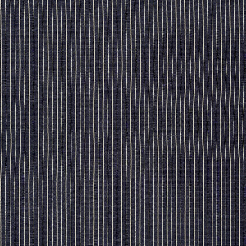 Ostia Stripe Navy & Ivory 70890 by Schumacher Fabric RIVIERA INDOOR/OUTDOOR See Sample ITALY HEAVY DUTY </p><p>Repeat: Horizontal: 1 1/8" (3CM) and Vertical: - 60" (152CM) - Fabric Carolina -