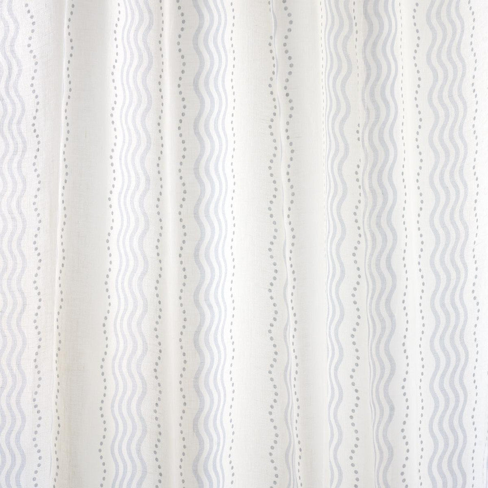 Margot Linen Sheer Blue 182011 by Schumacher Fabric Rita Konig 5.38" - Fabric Carolina -