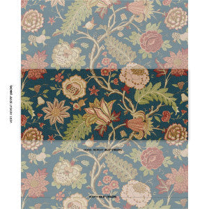 Darsy Tree Of Life Peacock 181881 by Schumacher Fabric