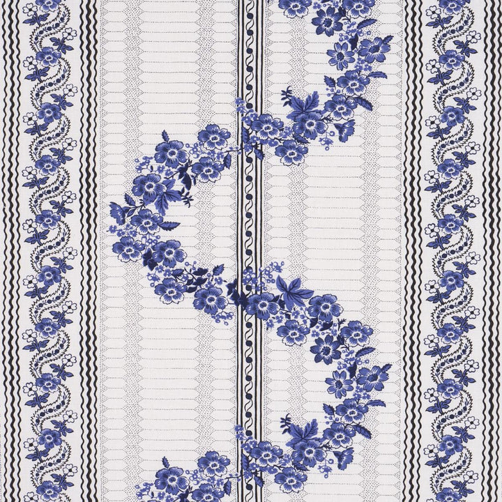 Serena Garland Blue 182070 by Schumacher Fabric Rita Konig 18.0" - Fabric Carolina -