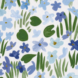 Sweet Violette Indoor/Outdoor Blue 182200 by Schumacher Fabric