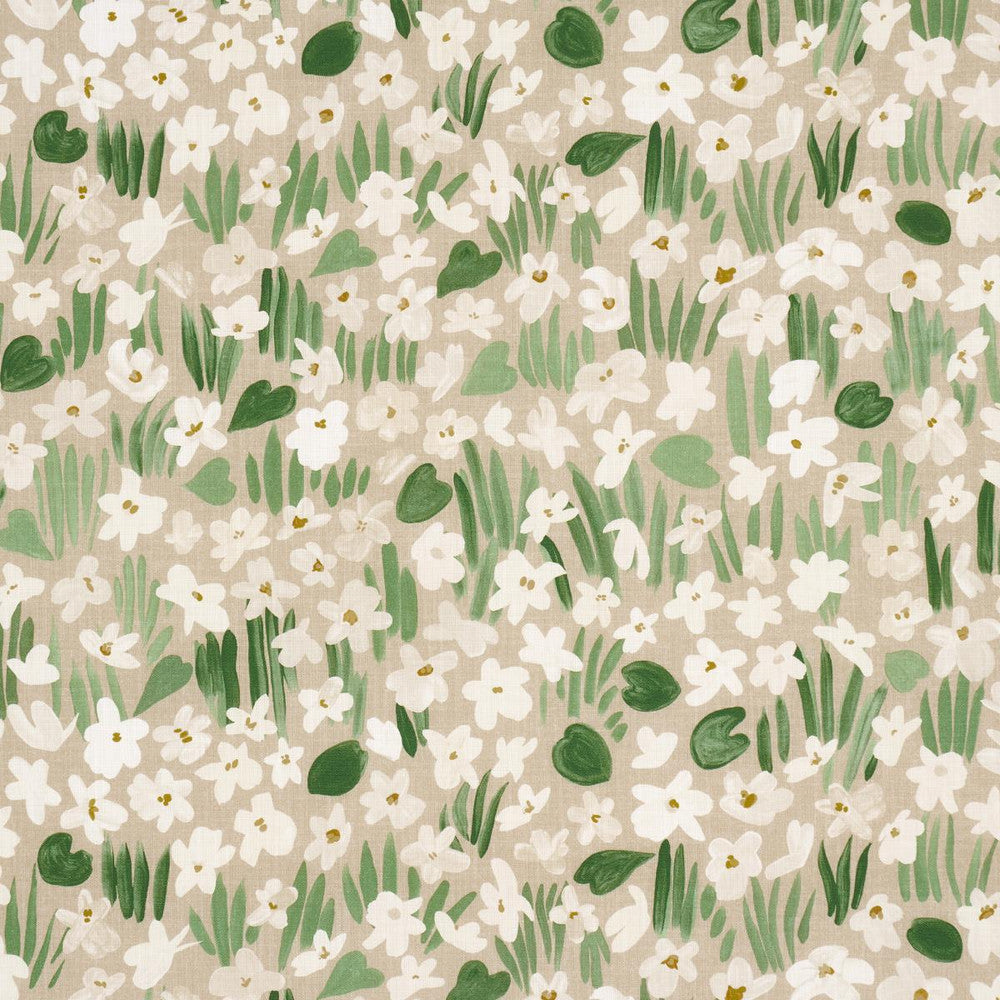 Sweet Violette Indoor/Outdoor Neutral 182201 by Schumacher Designer Fabric Studio Bon 27.0" - Swanky Fabrics -