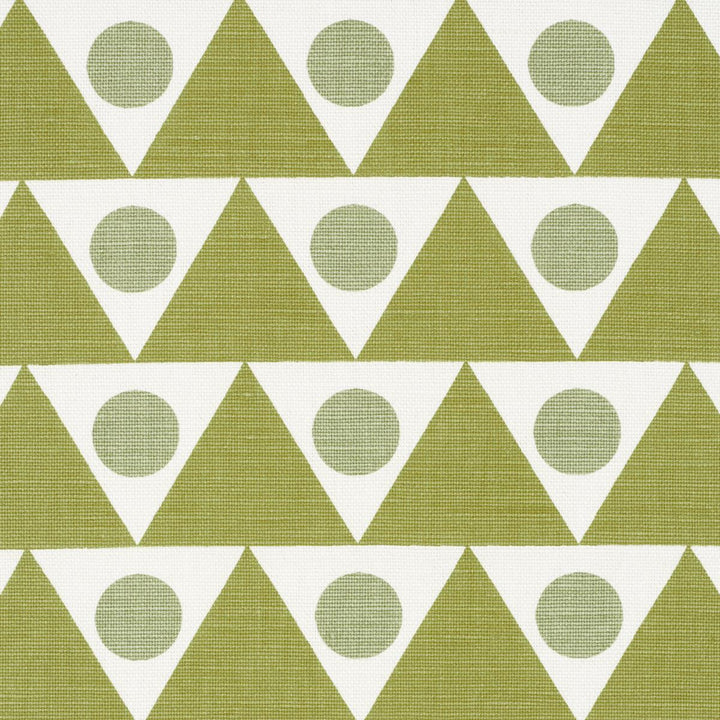 Pennant Green 182221 by Schumacher Fabric Studio Bon 2.25" - Fabric Carolina -