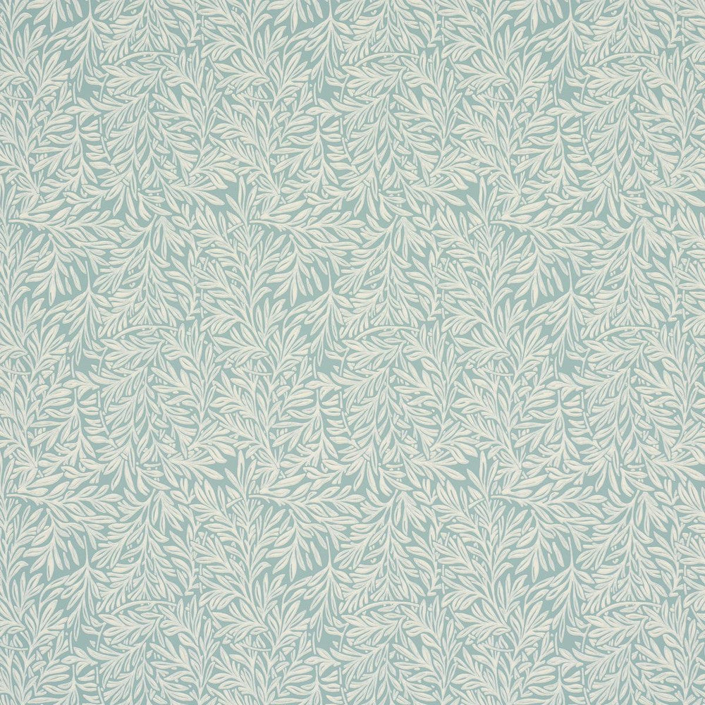 Willow Leaf Aqua 5004139 by Schumacher Wallpaper Craft Revival 9.0" - Fabric Carolina -