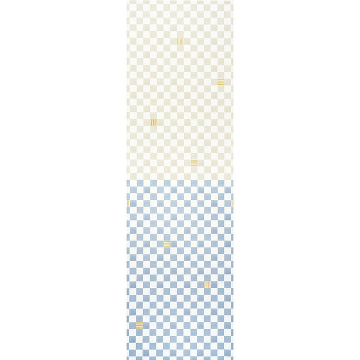 Gambit Panel Sand & Soft Blue 5014264 by Schumacher Wallpaper Backdrop 54.0" - Fabric Carolina -