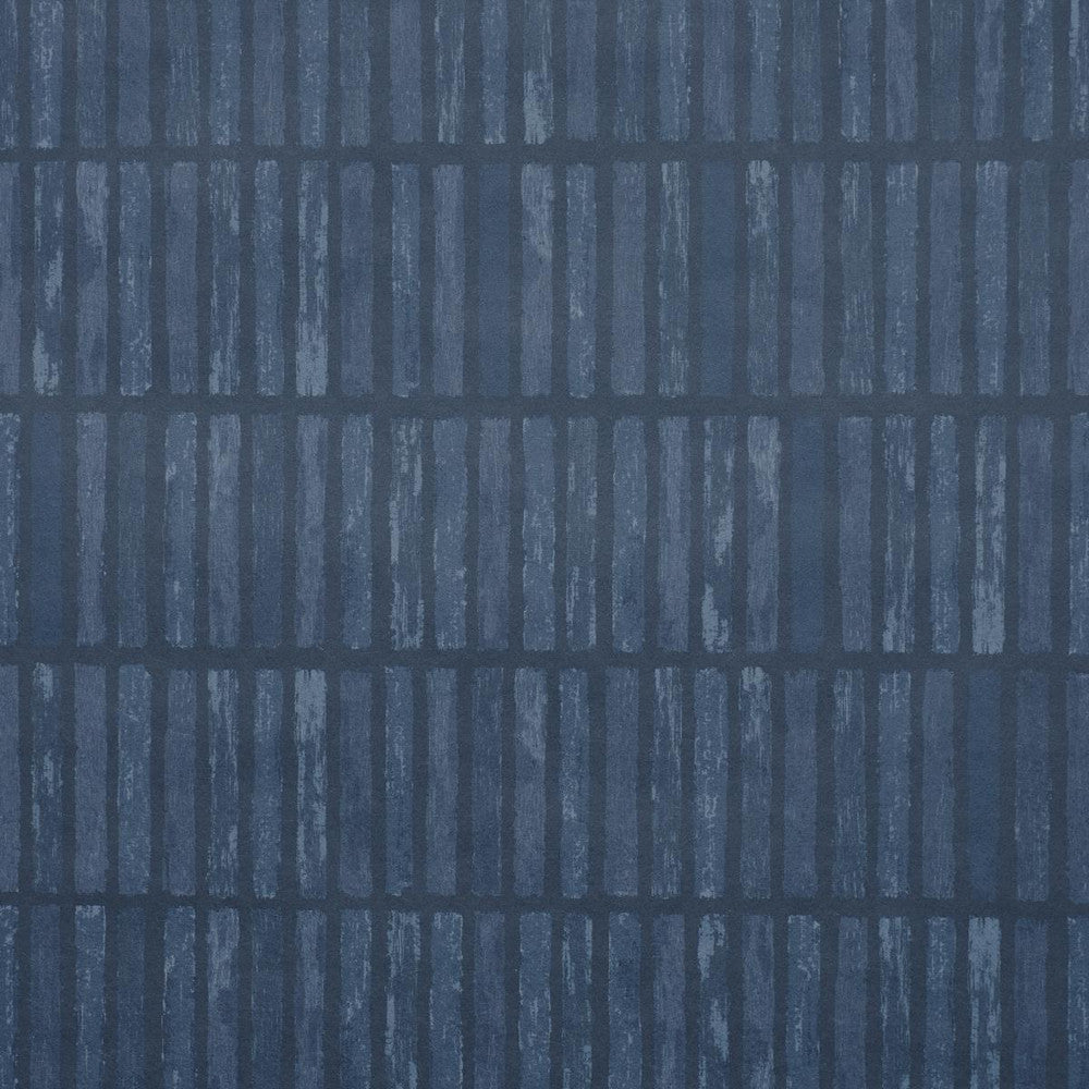 Wabi-Sabi Dark Blue 5014592 by Schumacher Wallpaper Backdrop 27.0" - Fabric Carolina -