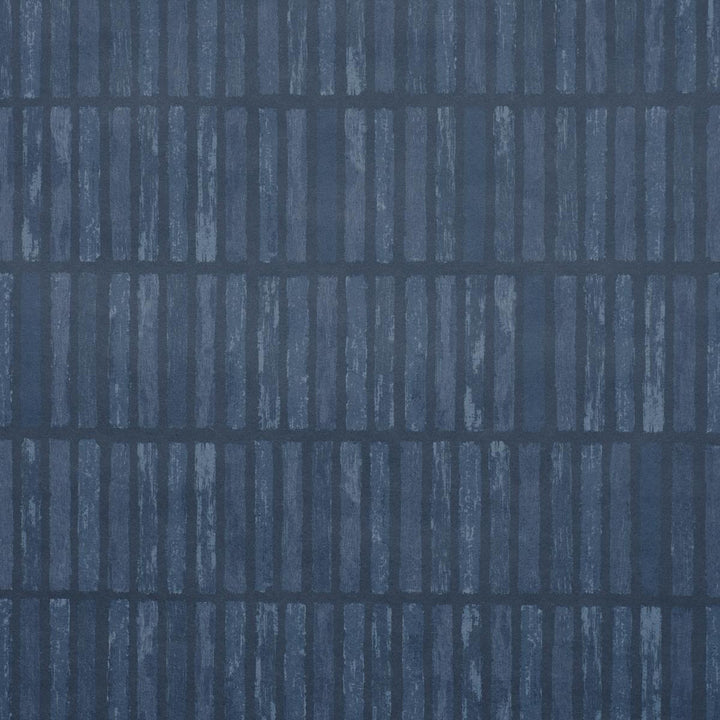 Wabi-Sabi Dark Blue 5014592 by Schumacher Wallpaper Backdrop 27.0" - Fabric Carolina -