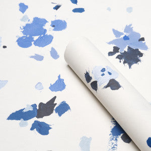 Fairfarren Clean Blue 5014884 by Schumacher Wallpaper