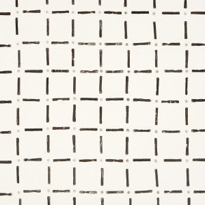 Drifting Grid Black 5015610 by Schumacher Wallpaper
