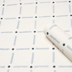 Drifting Grid Sky 5015611 by Schumacher Wallpaper