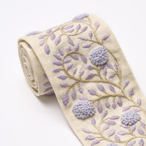 Ashoka Tape Lilac & Cream 76297 by Schumacher Trim