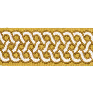 Mandeville Tape Goldenrod 77156 by Schumacher Trim
