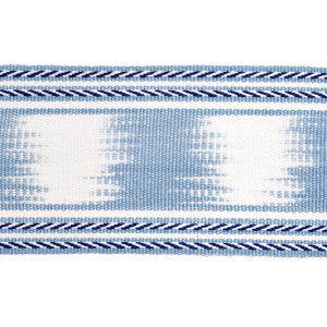 Banyan Ikat Tape Sky 79304 by Schumacher Trim