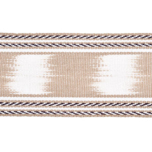 Banyan Ikat Tape Sand 79305 by Schumacher Trim