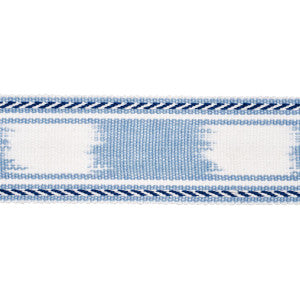 Banyan Tape Narrow Sky 83241 by Schumacher Trim