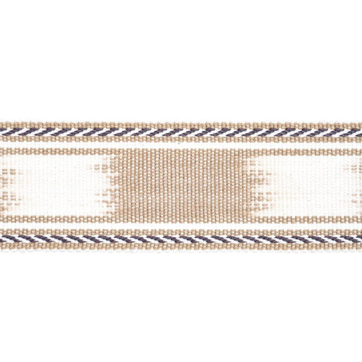 Banyan Tape Narrow Sand 83243 by Schumacher Designer Trim Perennial Favorite Trims 2.0" - Swanky Fabrics -