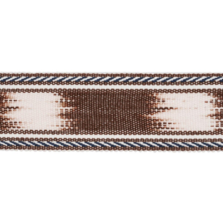 Banyan Tape Narrow Brown 83244 by Schumacher Designer Trim Perennial Favorite Trims 2.0" - Swanky Fabrics -