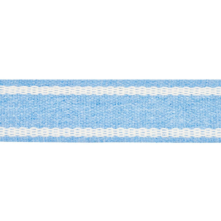 Sullivan Tape Narrow Indoor/Outdoor Blue 83670 by Schumacher Designer Trim Perennial Favorite Trims - Swanky Fabrics -