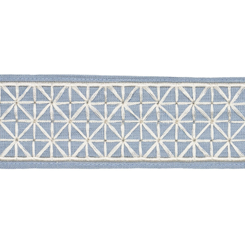 Directoire Tape Narrow Sky 83851 by Schumacher Trim Perennial Favorite Trims - Fabric Carolina -