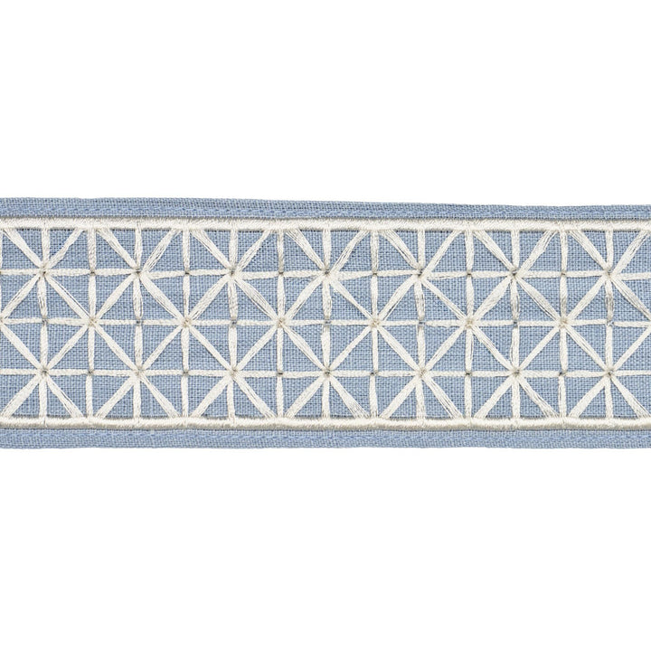 Directoire Tape Narrow Sky 83851 by Schumacher Trim Perennial Favorite Trims - Fabric Carolina -
