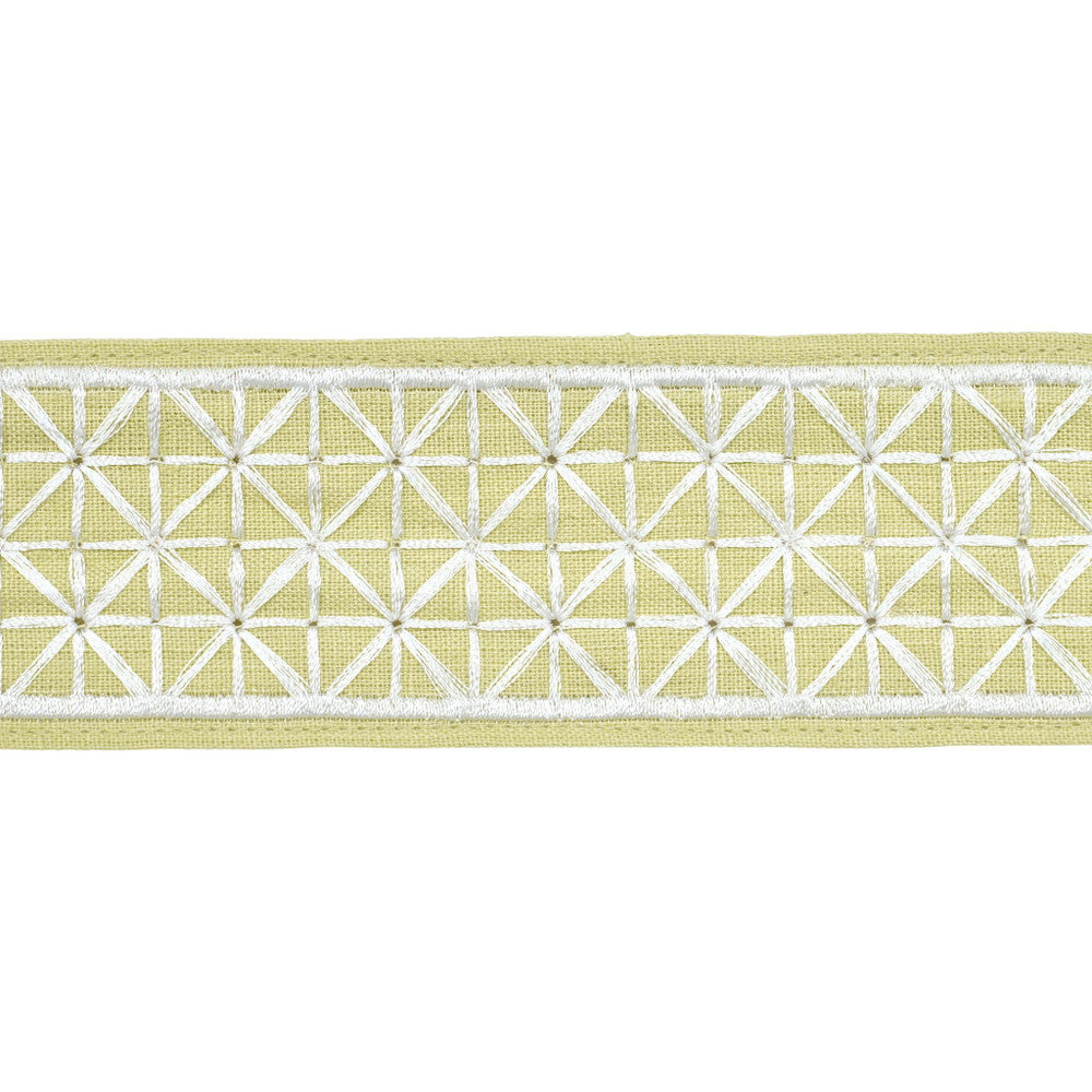 Directoire Tape Narrow Citron 83853 by Schumacher Trim Perennial Favorite Trims - Fabric Carolina -