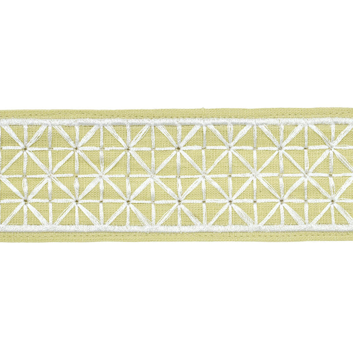 Directoire Tape Narrow Citron 83853 by Schumacher Trim Perennial Favorite Trims - Fabric Carolina -
