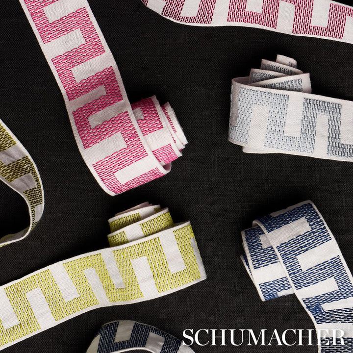 Matrix Tape Narrow Sky 83920 by Schumacher Trim Perennial Favorite Trims - Fabric Carolina -