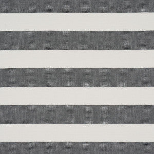 Desert Wide Stripe Charcoal 83832 by Schumacher Fabric