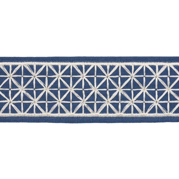 Directoire Tape Narrow Bleu Marine 83854 by Schumacher Trim Perennial Favorite Trims - Fabric Carolina -
