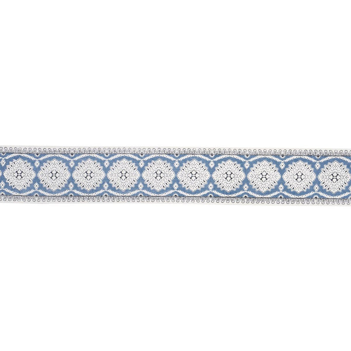 Maximilian Tape Blue 84330 by Schumacher Trim Rita Konig - Fabric Carolina -