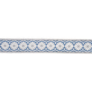 Maximilian Tape Blue 84330 by Schumacher Trim